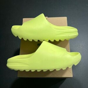 Yeezy slide green glow